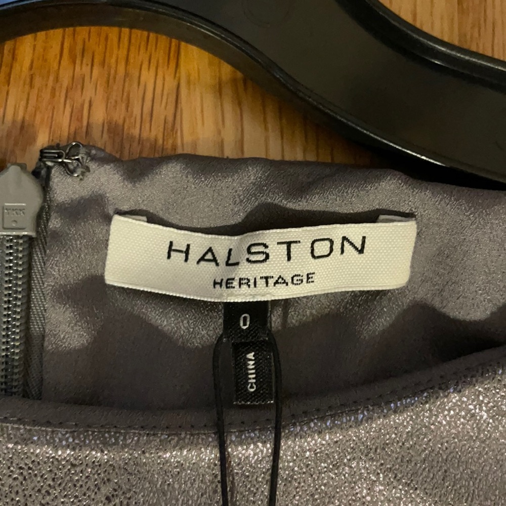 Halston Heritage fringe evening dress - Picture 4 of 12